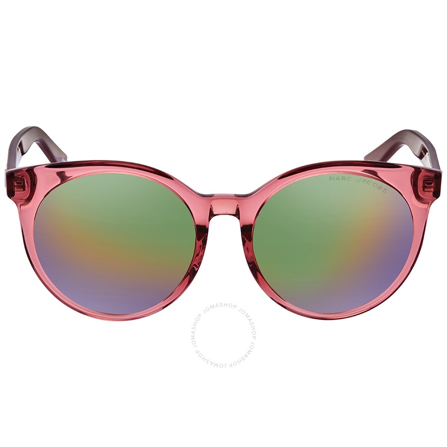 Marc Jacobs Green Photocromic Round Ladies Sunglasses MARC344FS0LHF54