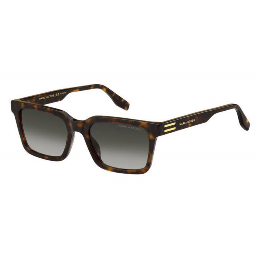 Marc Jacobs Tortoiseshell-effect Square-frame Sunglasses In Brown