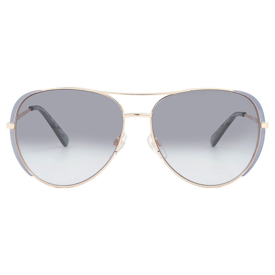 Marc Jacobs ハイロットフレムサンクラス MARC686S OGA Marc Jacobs Grey Azure Pilot Ladies Sunglasses MARC 686/S