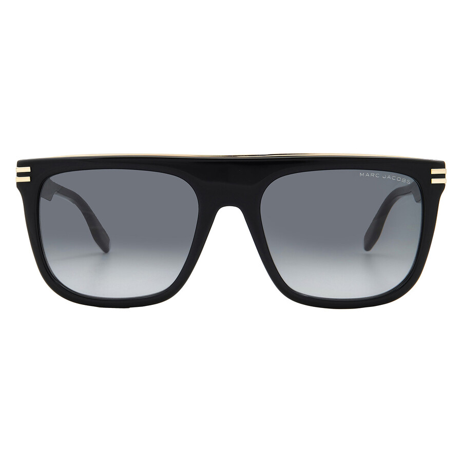 Marc Jacobs Grey Gradiebt Browline Men's Sunglasses Marc 586/s 0807/9o 56 In Black