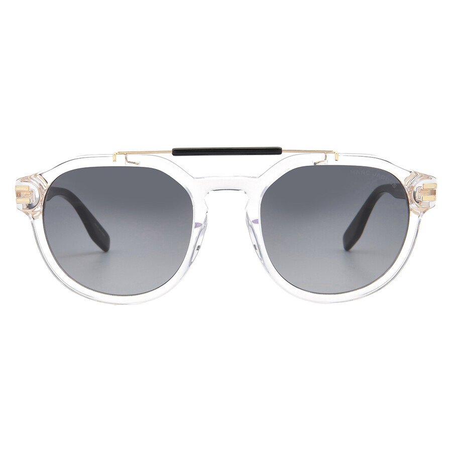 Marc Jacobs Grey Gradient Pilot Men's Sunglasses Marc 675/s 0900/9o 52 In Neutral