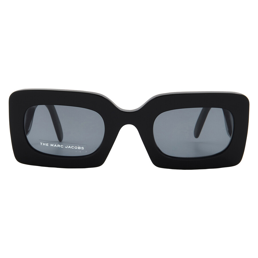 Marc Jacobs Grey Rectangular Ladies Sunglasses MARC 488/N/S 02M2