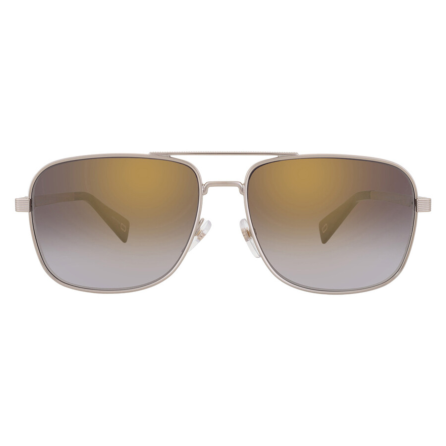 nico*新品未使用* MARC JACOBS Marc Jacobs Grey Shaded Gold Navigator Men's Sunglasses MARC