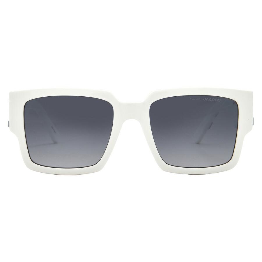 Marc Jacobs Grey Shaded Square Unisex Sunglasses Marc 739/s 0ccp/9o 54 In White
