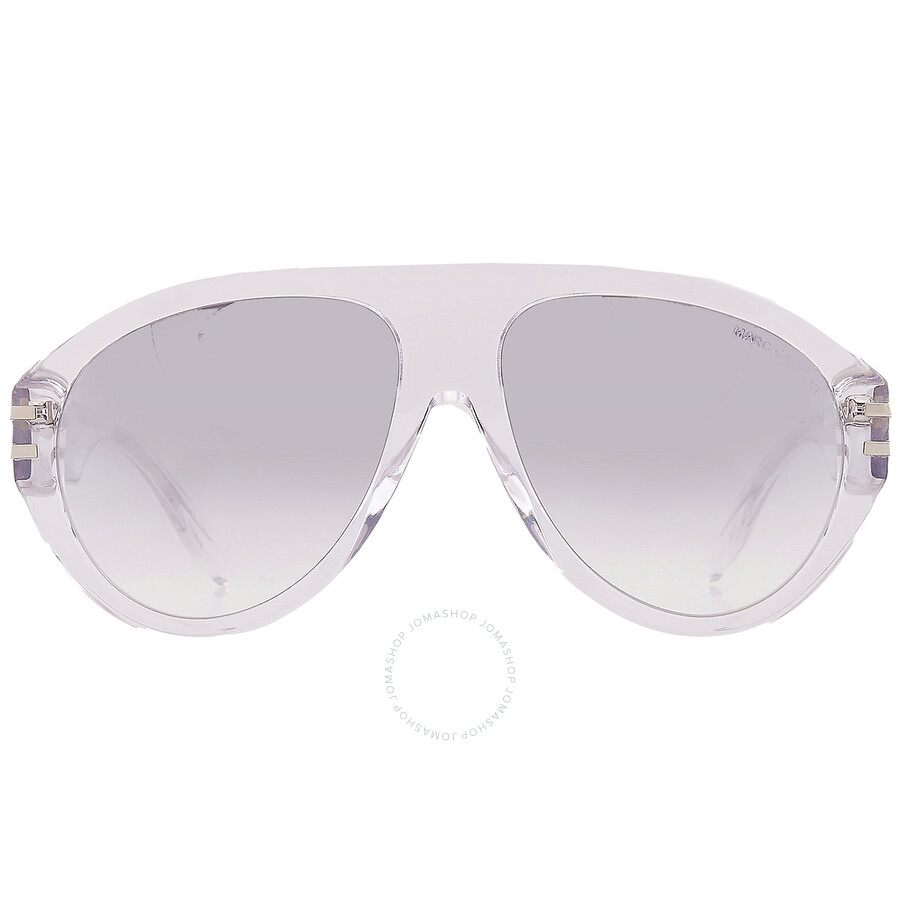 Marc Jacobs Grey Silver Pilot Men's Sunglasses MARC 747/S