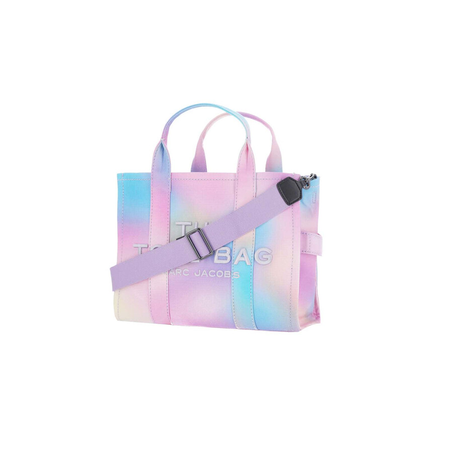 Marc Jacobs Medium Tote Bag The Airbrush Canvas In Blue
