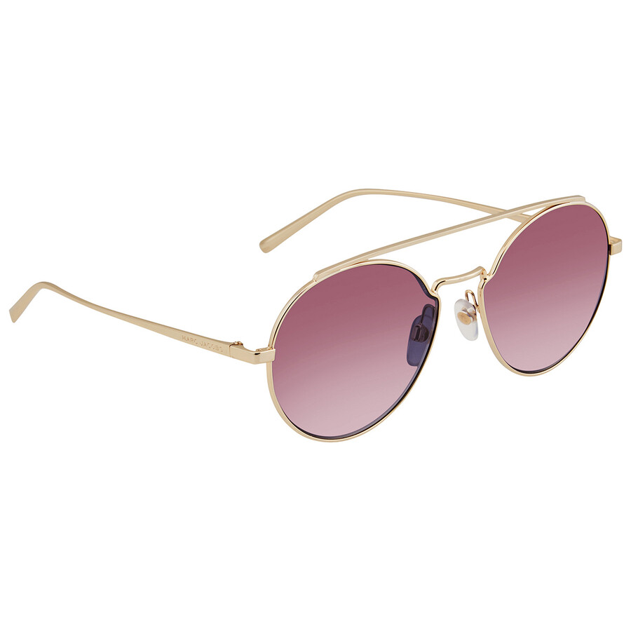 Marc Jacobs ラウントフレムサンクラス MARC456S J5G Marc Jacobs Plum Round Ladies Sunglasses MARC 456/S J5G/ZK