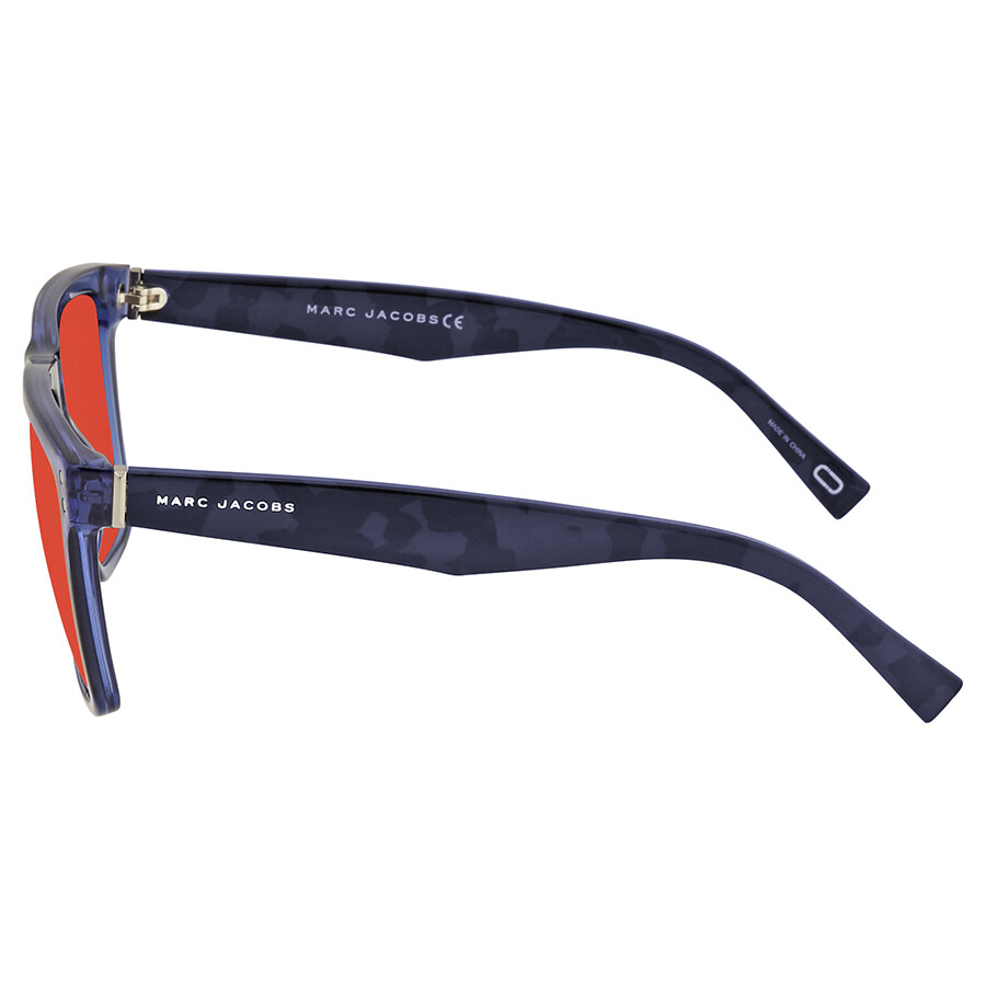 Marc Jacobs Red Mirror Square Sunglasses MARC 119/S 0274 UZ 54 Marc