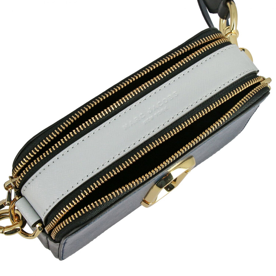 Marc Jacobs Snapshot Small Camera Bag- Blue Sea Multi In Blue