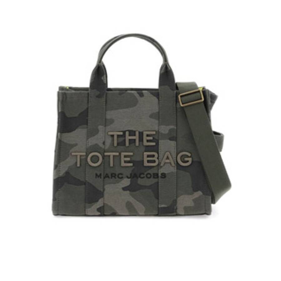 Marc Jacobs The Camo Tote Bag In Black