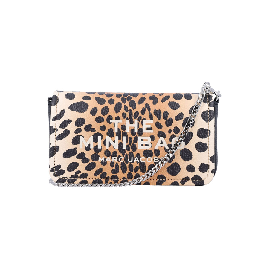 Marc Jacobs The Cheetah Chain Mini Bag In Black