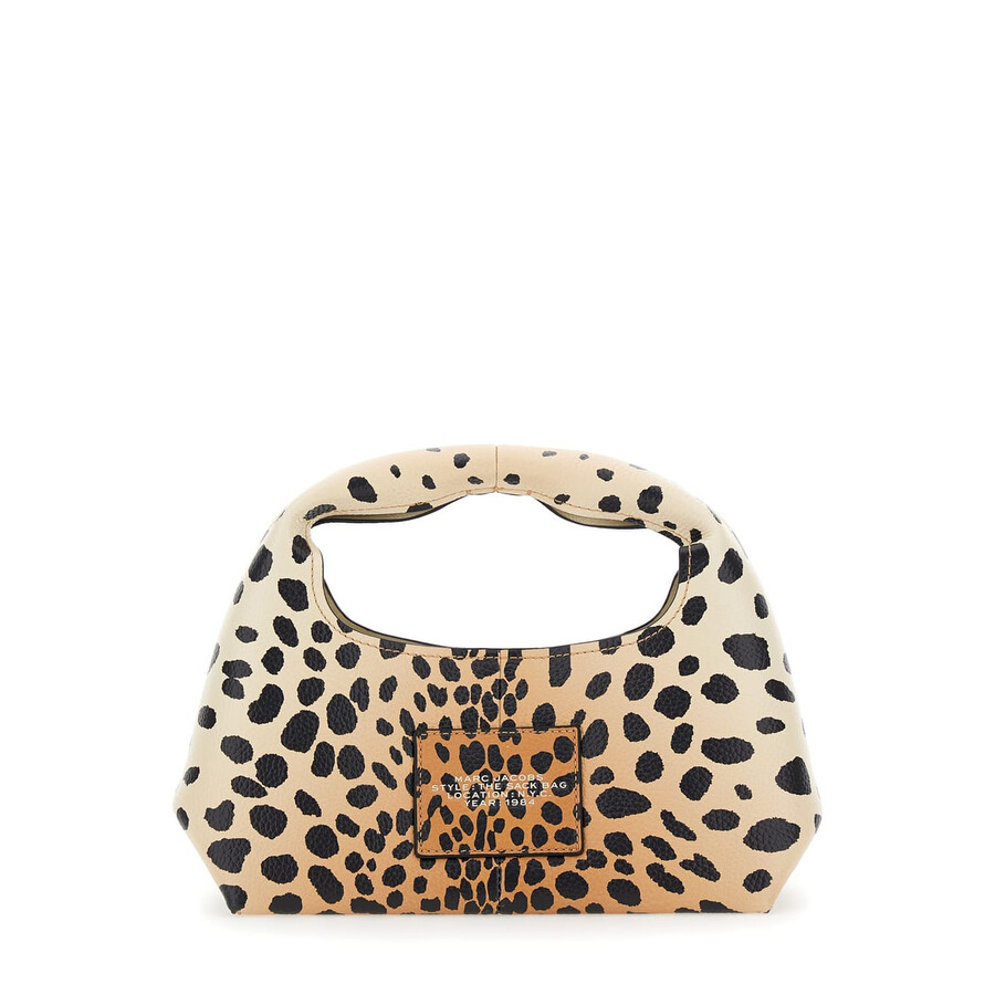 Marc Jacobs The Cheetah Mini Sack Bag In Orange
