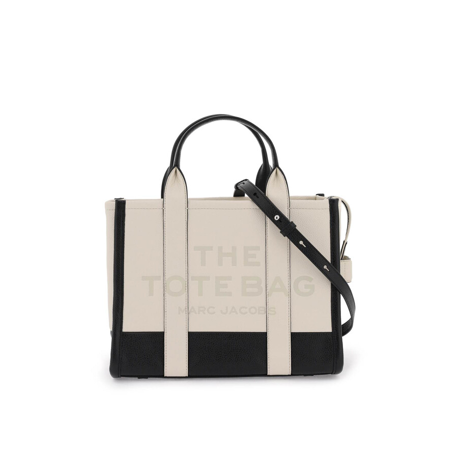 Marc Jacobs The Colorblock Medium Tote Bag In White