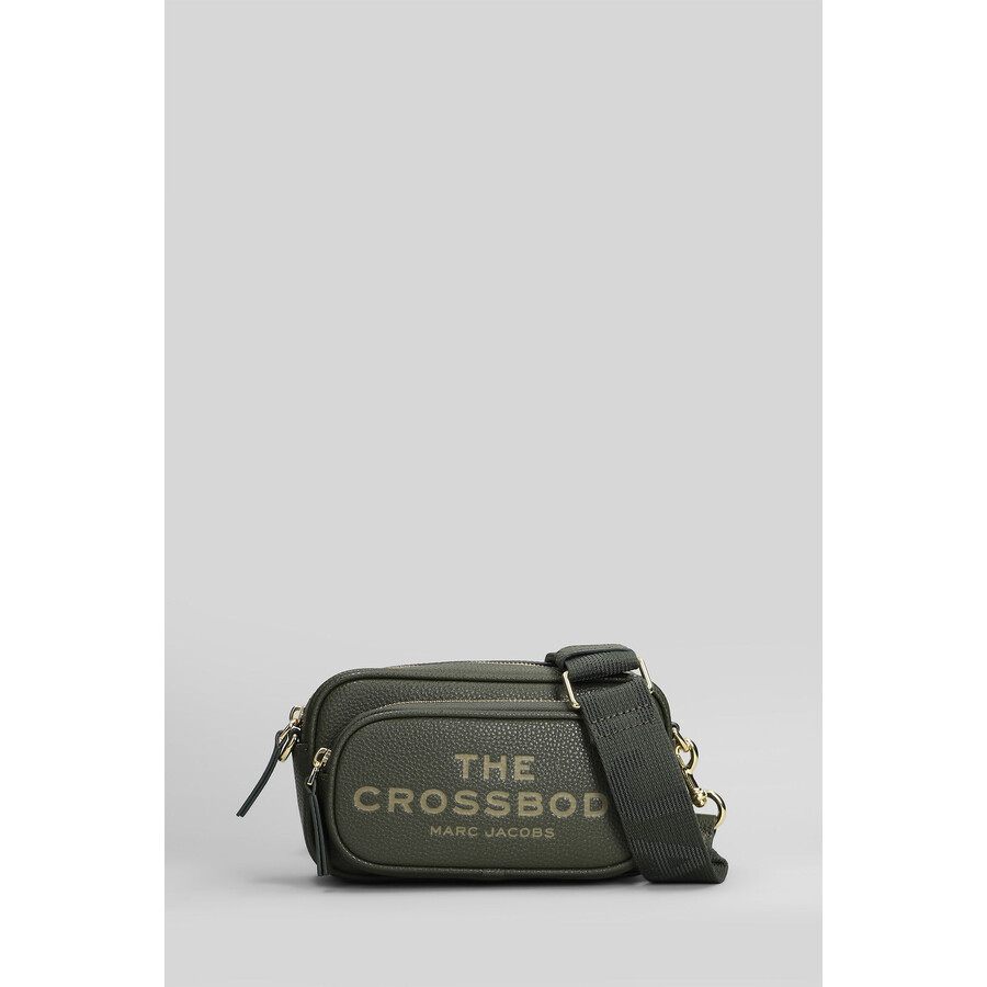 Marc Jacobs The Crossbody Shoulder Bag In Green Leather In Green