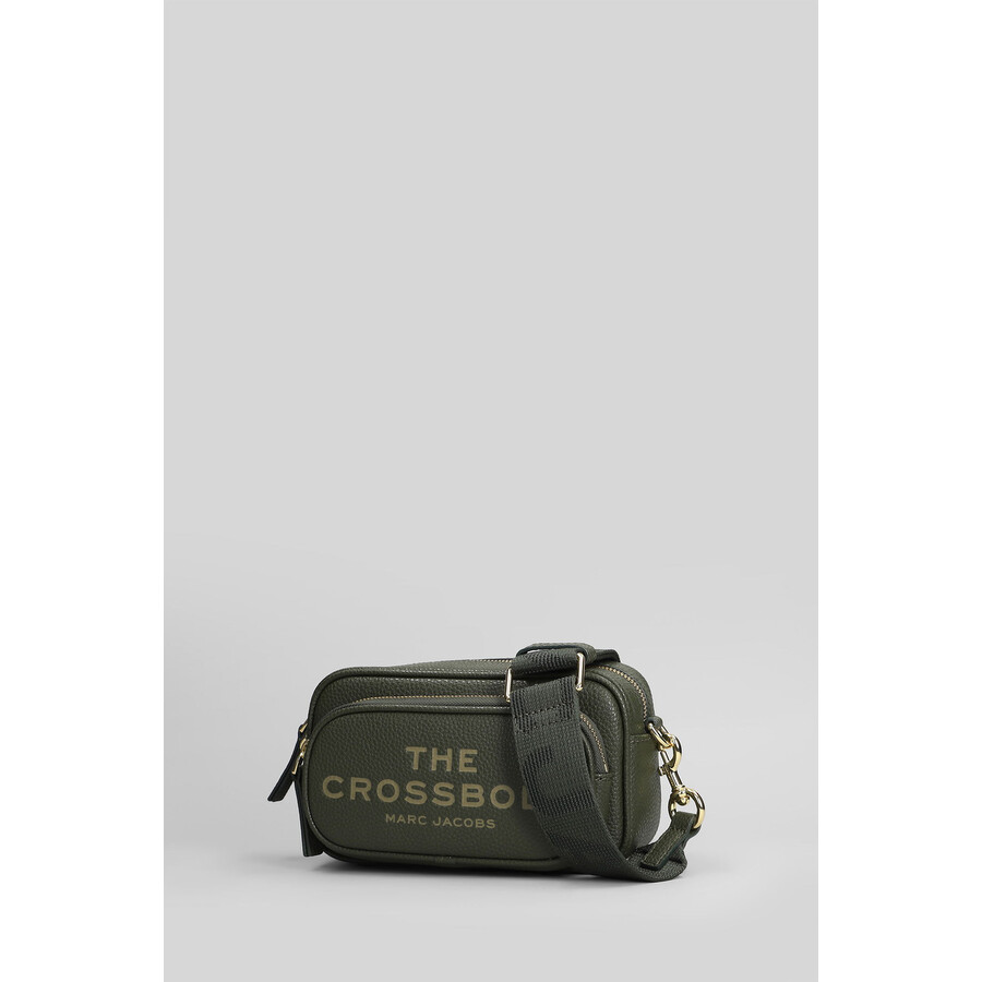 Marc Jacobs The Crossbody Shoulder Bag In Green Leather In Green