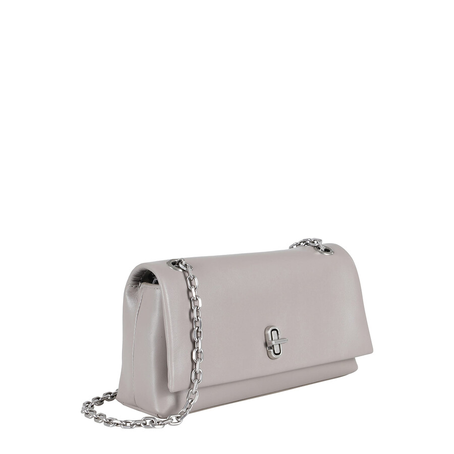 Marc Jacobs The Dual Wallet In Grey Leather