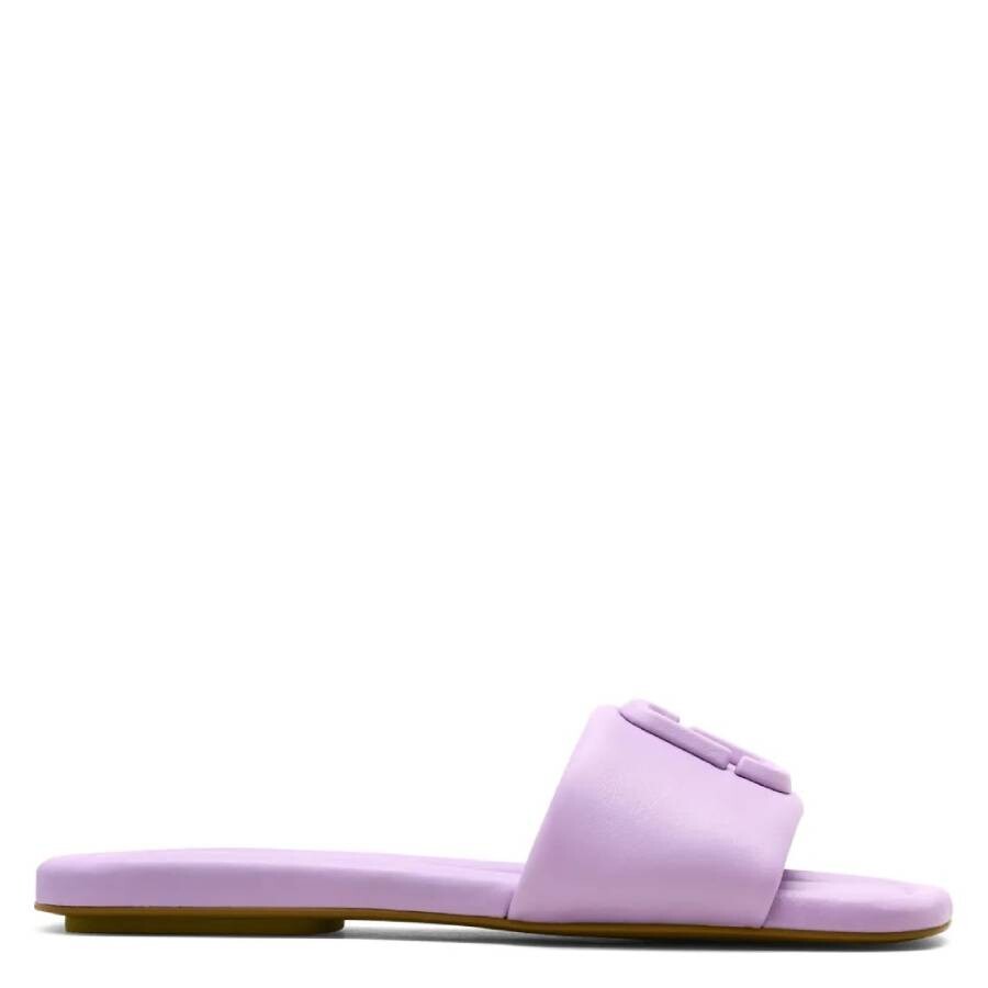 Marc Jacobs The J Marc Logo Sandals In Purple