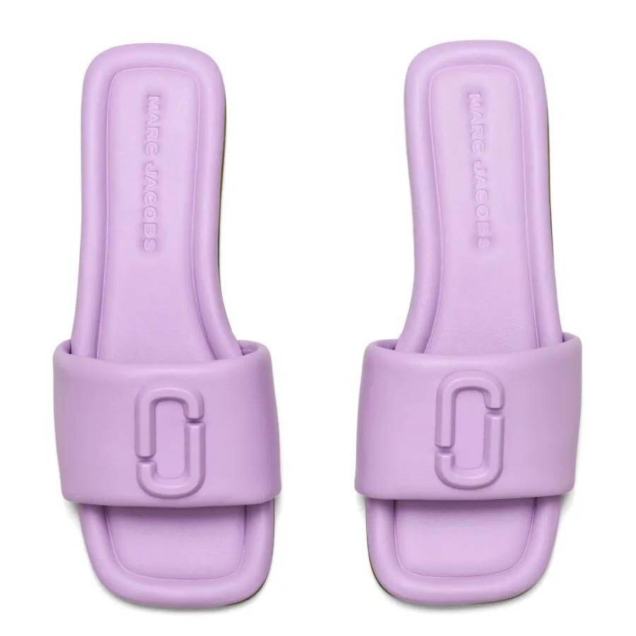 Marc Jacobs The J Marc Logo Sandals In Purple