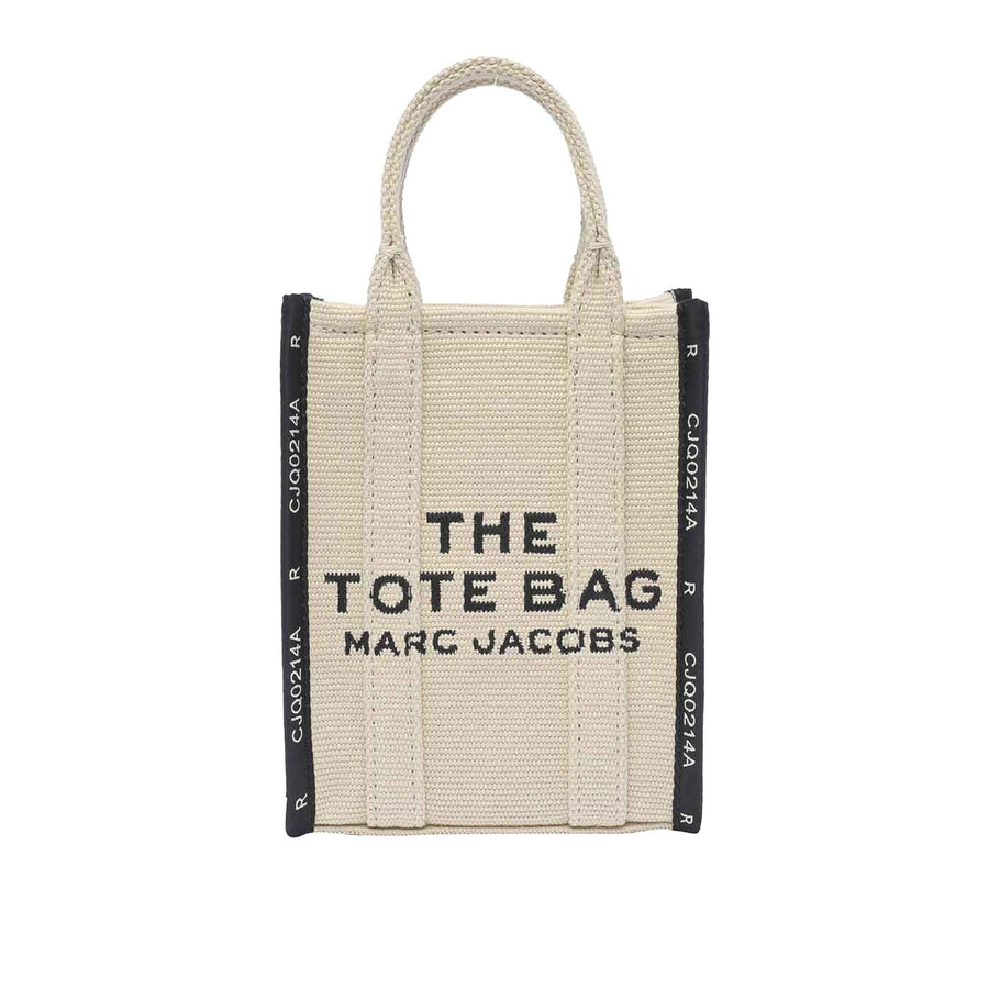 Marc Jacobs The Jacquard Mini Phone Tote Bag In Beige In Neutral