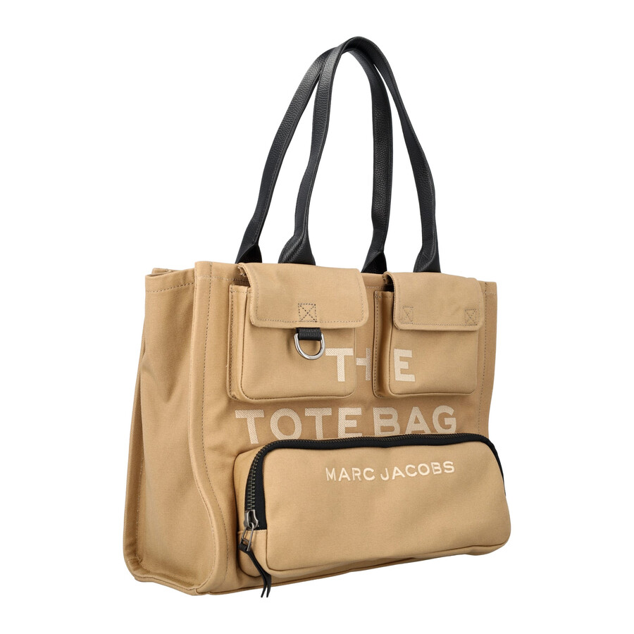 Marc Jacobs Large Canvas Tote Bag With Top Handles In Yellow