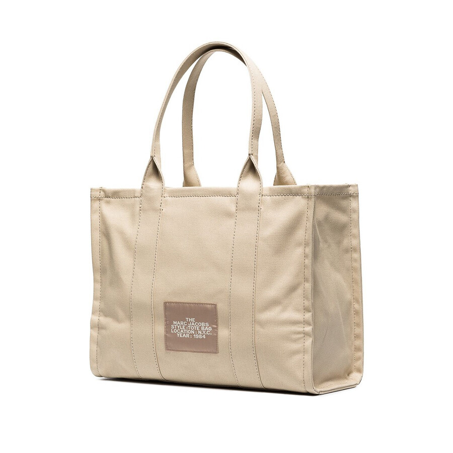 Marc Jacobs The Large Tote Canvas In Beige