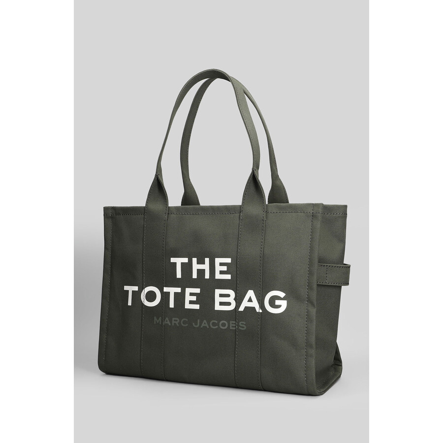 Marc Jacobs The Large Tote Tote In Green Cotton In Green