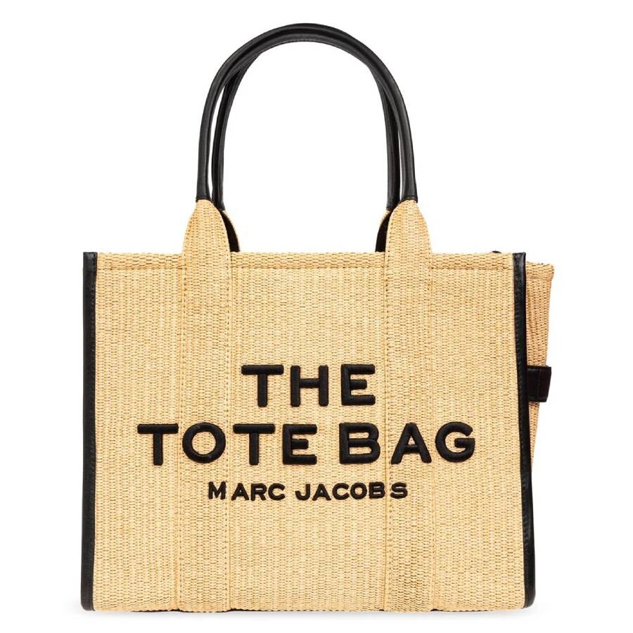 ハンドバッグ MARC JACOBS Woman Handbag Beige 2S4HTT056H03 255 Marc Jacobs The Large Woven Tote Bag - Natural