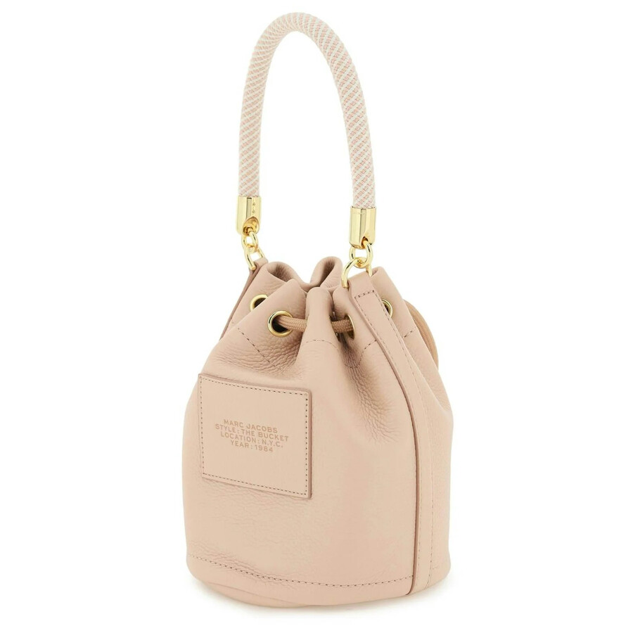 Marc Jacobs The Leather Bucket Bag In Pink