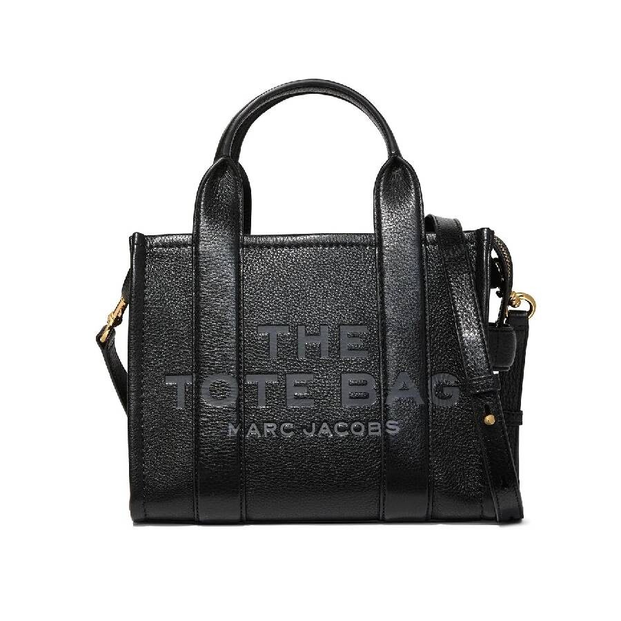 Marc Jacobs The Leather Small Tote Bag In Black