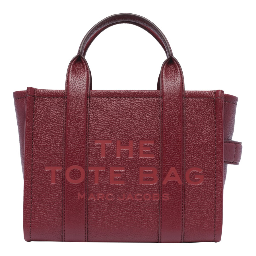 Marc Jacobs Medium Tote In Leather Color Cherry Red In Red