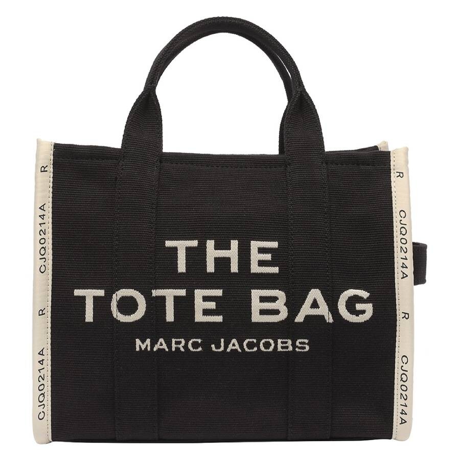 Marc Jacobs The Medium Jacquard Tote Bag In Black