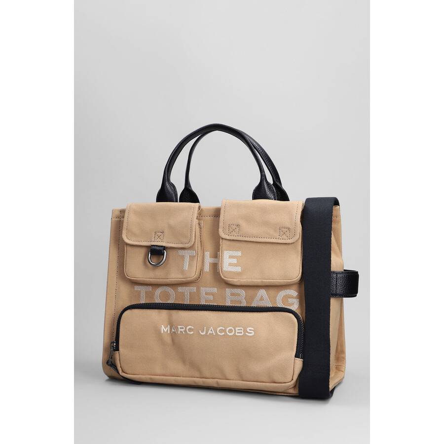 Marc Jacobs The Medium Tote Tote In Camel Cotton In Yellow