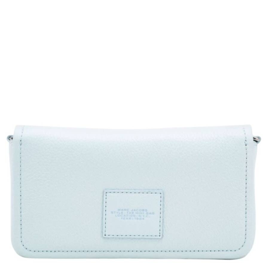 Marc Jacobs The Mini Leather Crossbody Bag In Blue
