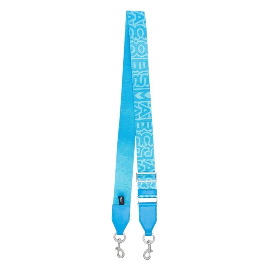 Marc Jacobs The Monogram Webbing Strap In Blue