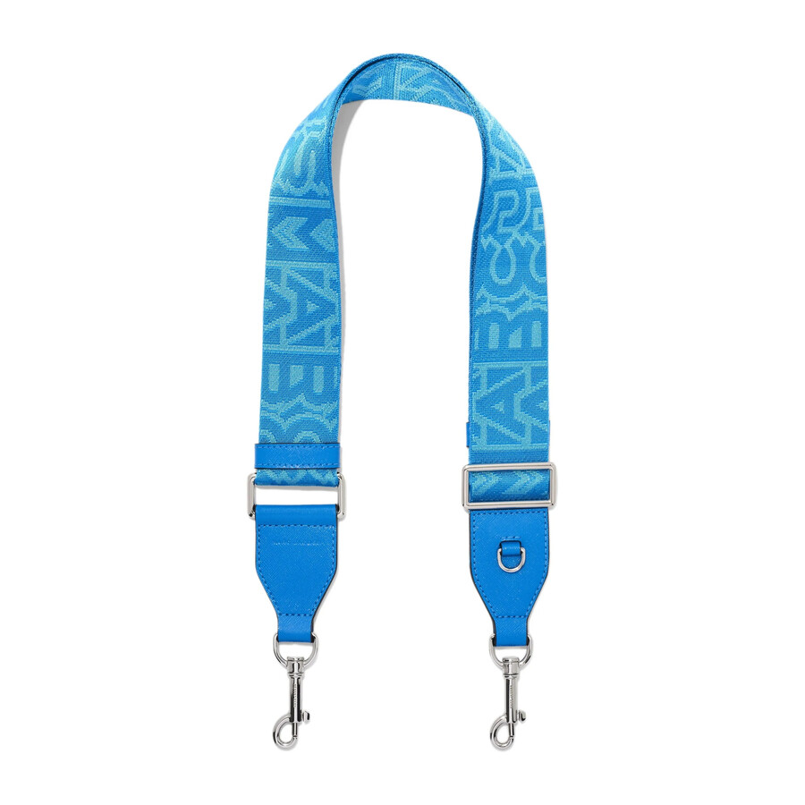 Marc Jacobs The Monogram Webbing Strap In Blue