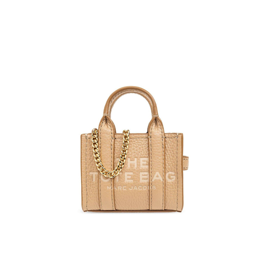 Marc Jacobs The Nano Chained Tote Bag In Brown