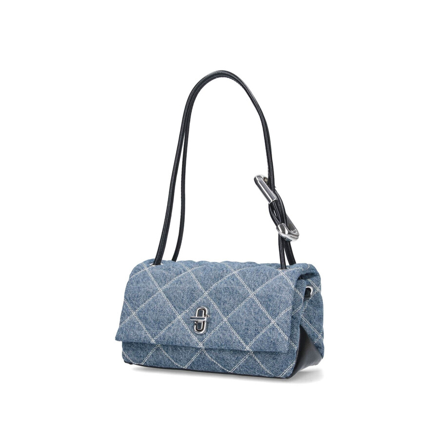 Marc Jacobs Quilted Chain Strap Top Handle Shoulder Bag In Blue