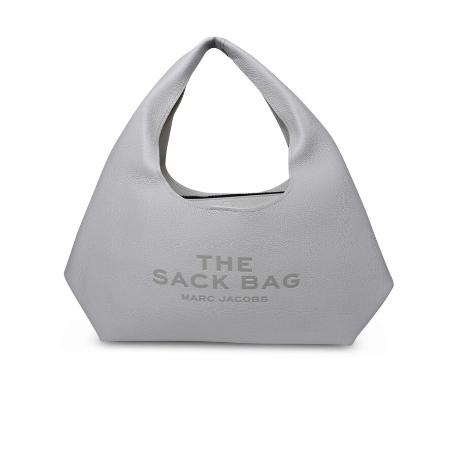 Marc Jacobs The Sack Bag Logo Debossed Shoulder Bag In White