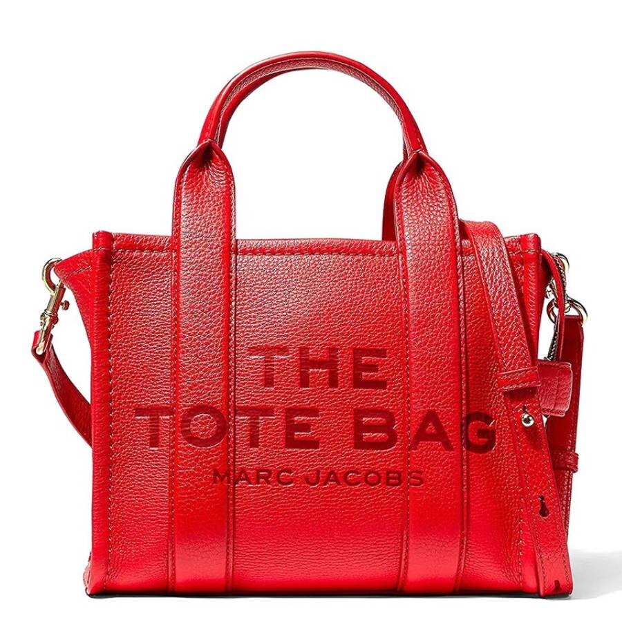 Marc Jacobs The Leather Tote Bag In Red
