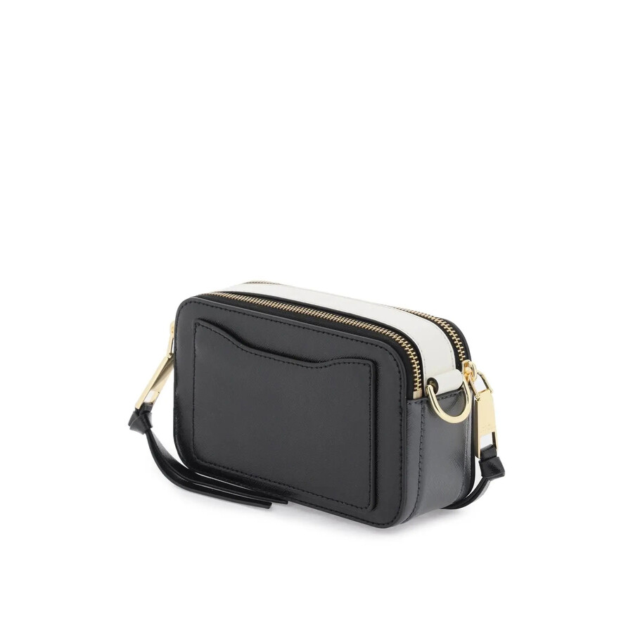 Marc Jacobs The Snapshot Black Multi Crossbody Bag In Black
