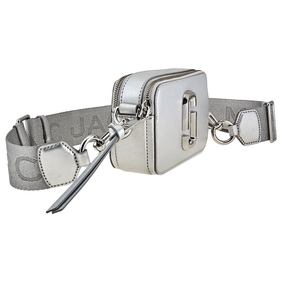 Marc Jacobs The Snapshot DTM Metallic Silver Marc Jacobs Handbags