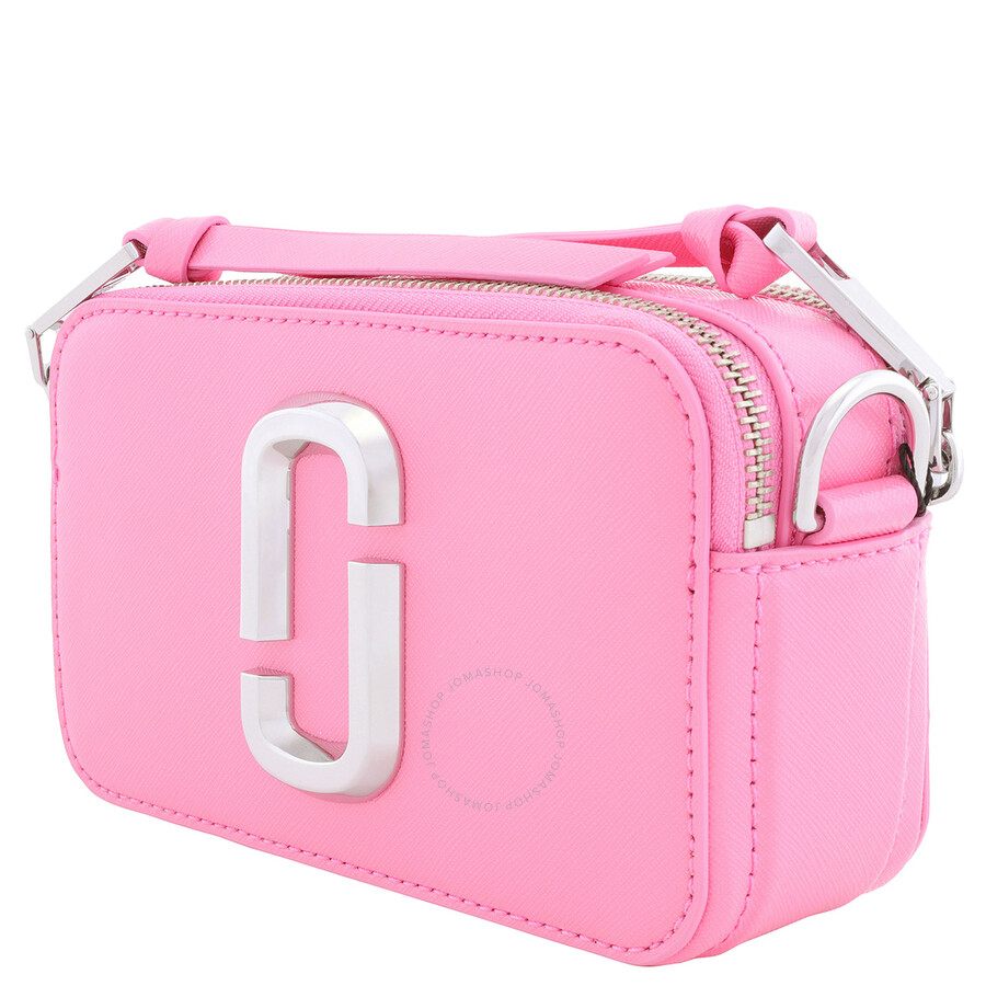 Marc Jacobs The Snapshot Leather Crossbody Bag - Petal Pink In Pink