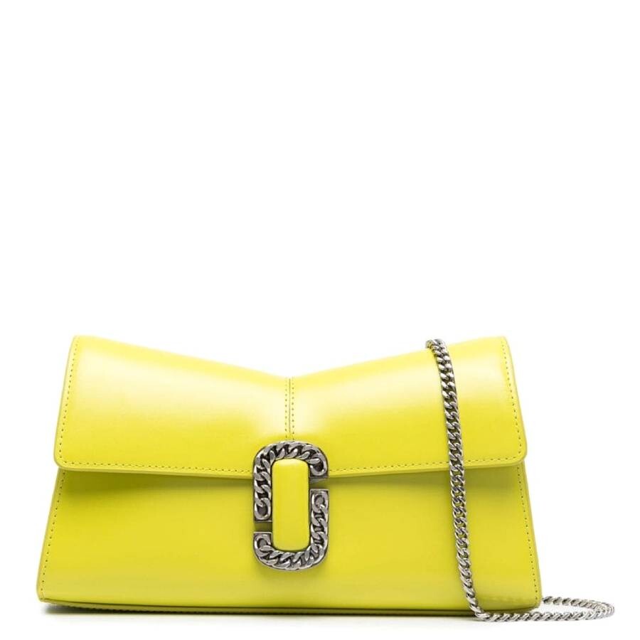 Marc Jacobs The St Marc Clutch Bag In Yellow