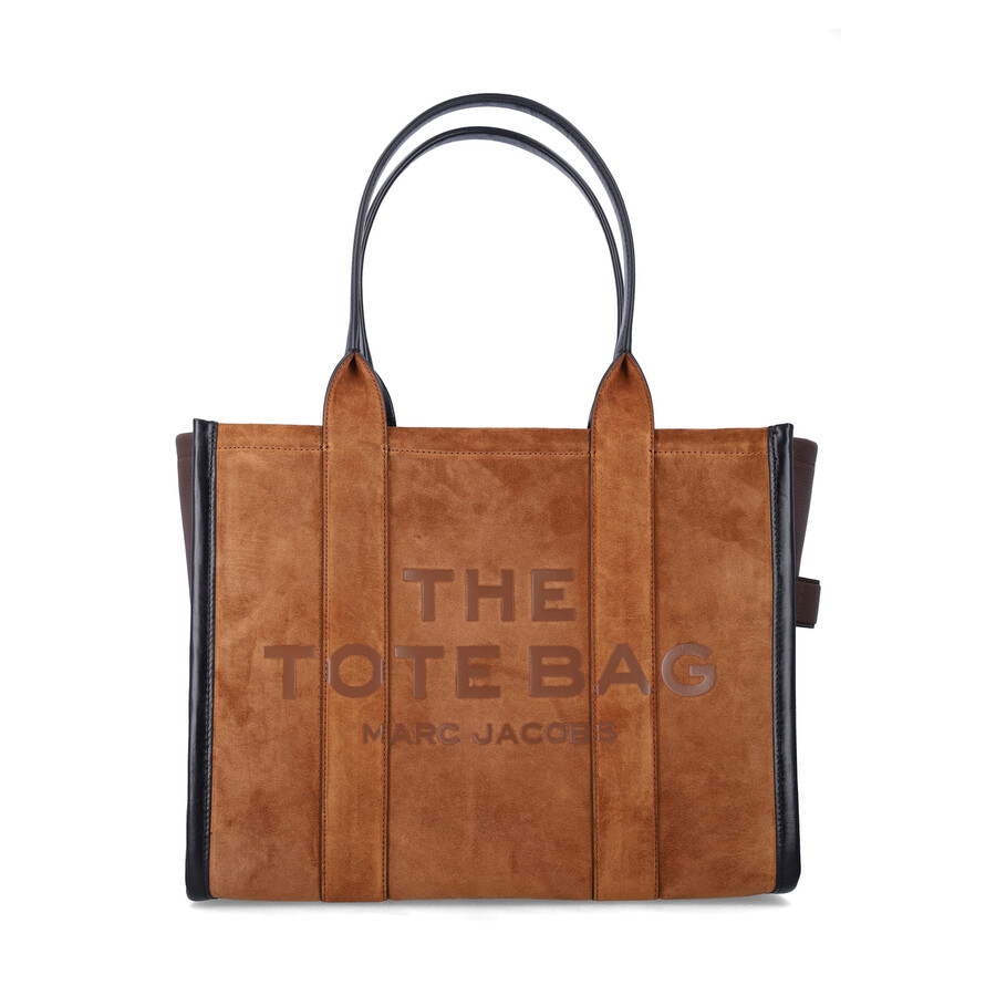 Marc Jacobs The Suede Large Tote Bag In Brown