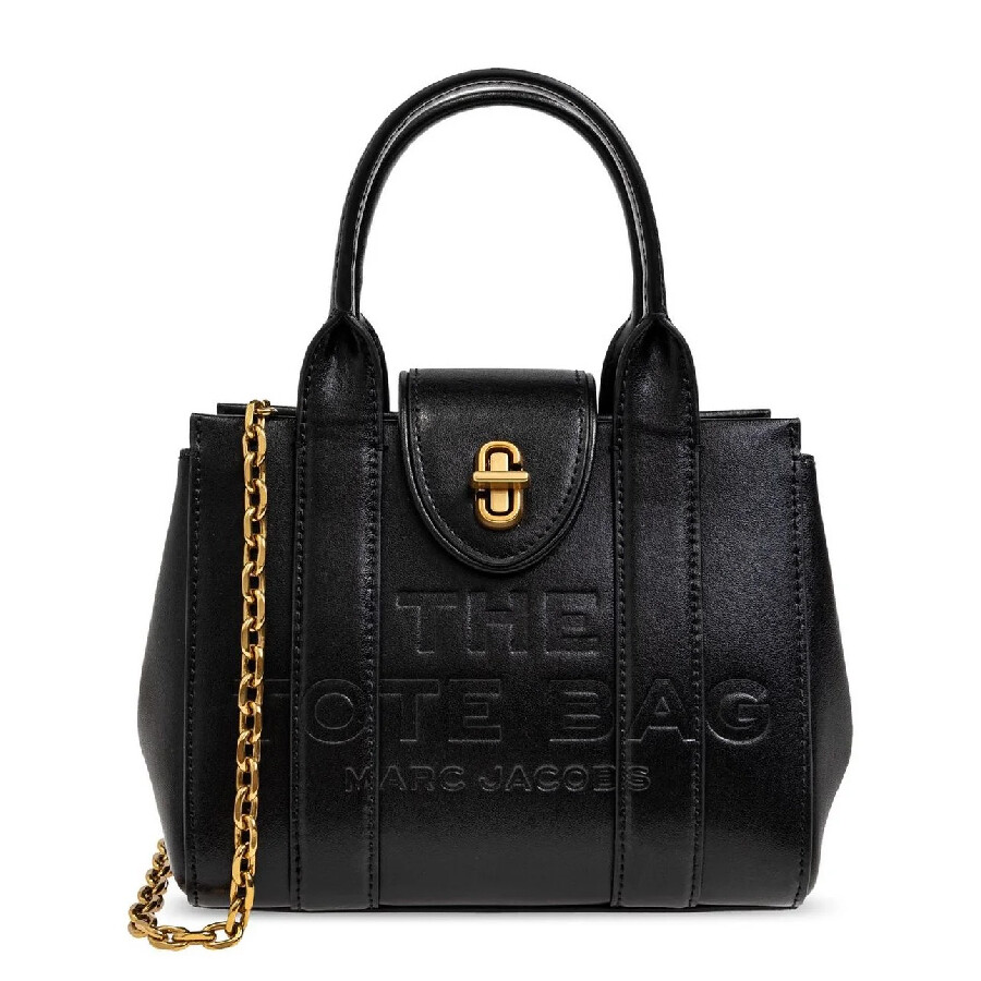 Marc Jacobs The Turnlock Mini Leather Crossbody Tote Bag