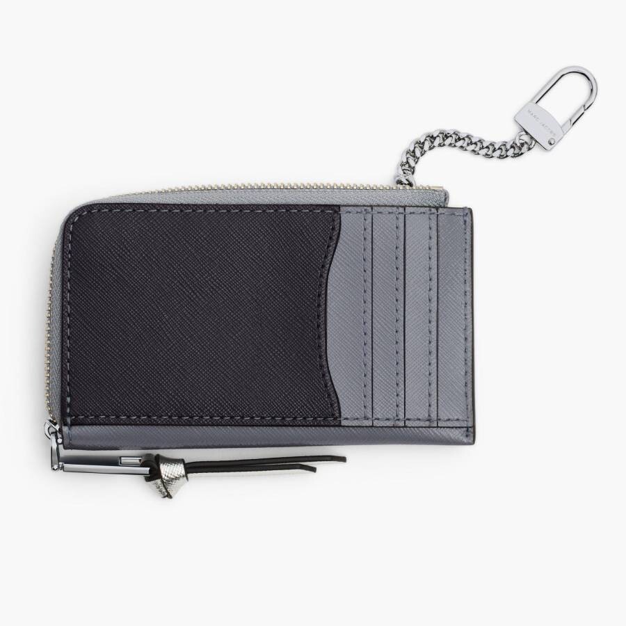 Marc Jacobs The Utility Snapshot Top Zip Multi Wallet In Gray