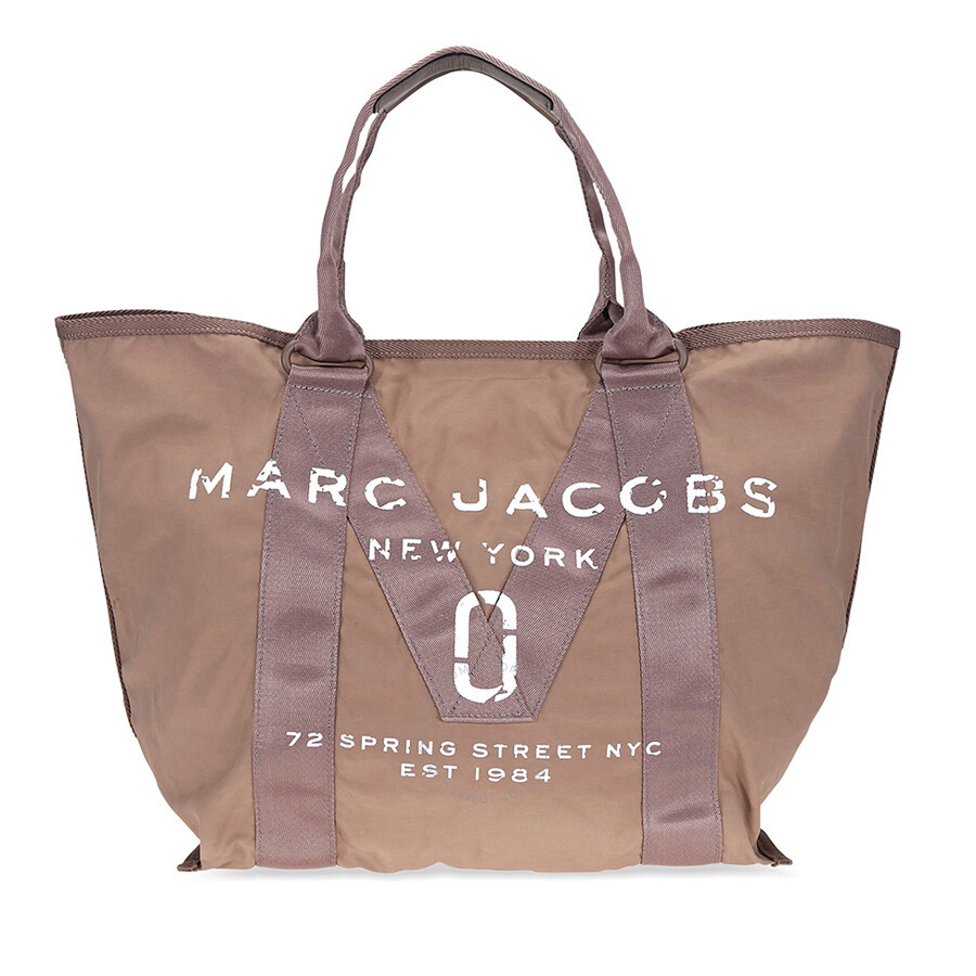 Marc Jacobs Women S Brown Cotton Tote By Handbags Marc Jacobs Women S Brown Cotton Tote