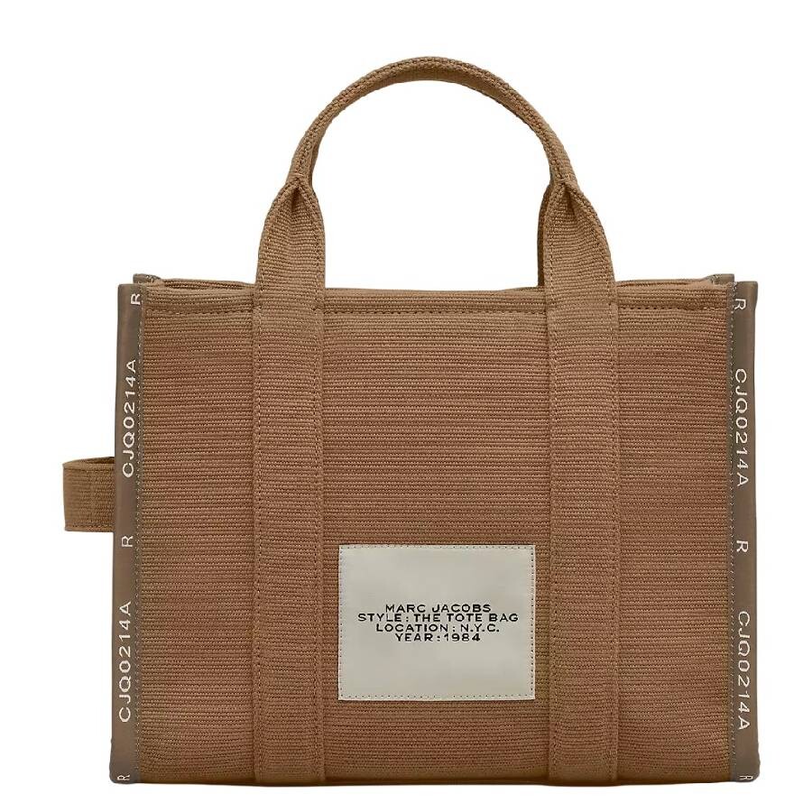 Marc Jacobs Mud Canvas Mini The Tote Bag Handbag In Brown