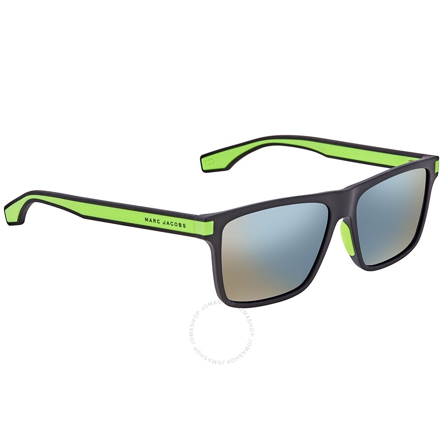 Marc Jacobs Yellow Mirror Rectangular Men's Sunglasses MARC286S071C56