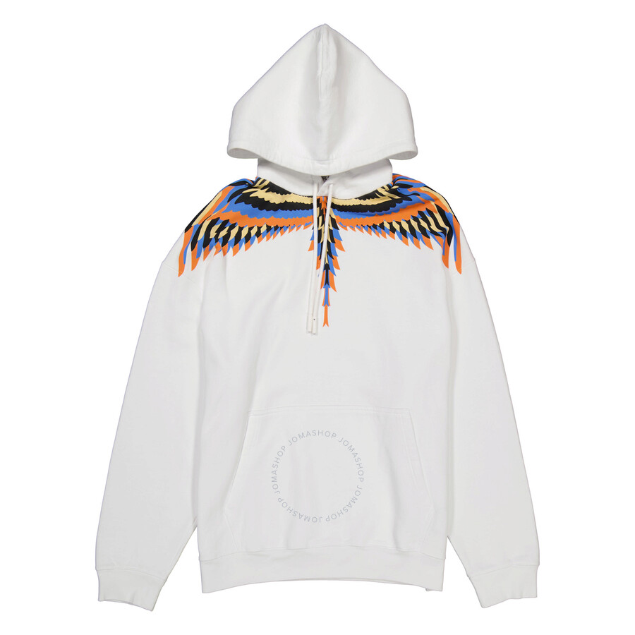 MARCELO BURLON COUNTY OF MILAN MARCELO BURLON OPTICAL WINGS COTTON HOODIE
